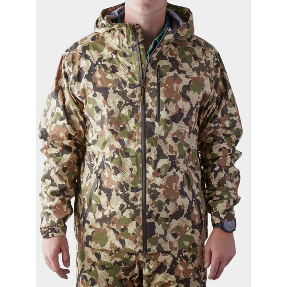 Duck Camp Men's 3L Ultralight Rain Jacket Breathable Wetland Medium MSRP $229 - Picture 2 of 8